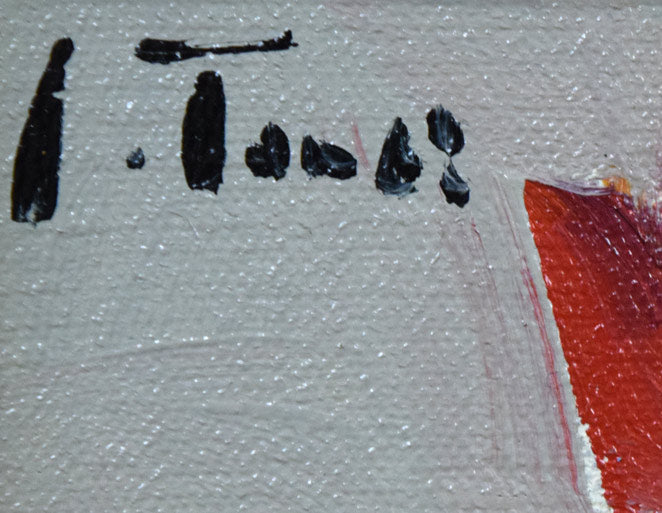 寺井重三「ばら」油絵・F3号 絵画買取・販売の小竹美術