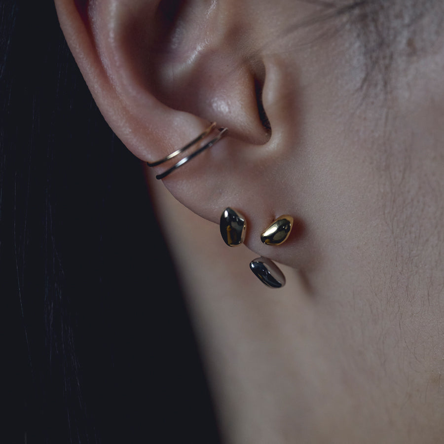 Komé EarCuff / Platinum | Lamie (ラミエ) Jewelry Accessory Brand