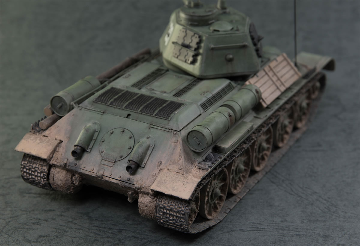 タミヤ 1/35 ソビエト T-34/76戦車 1943年型 完成 | レイヤシフト