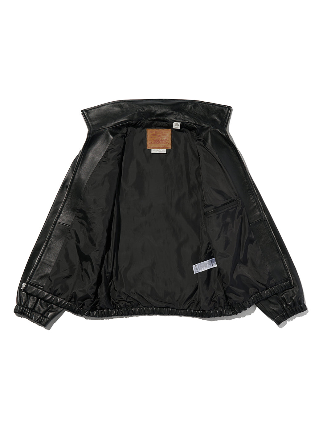 PREMIUM BLACK FULLZIP SPORTS LEATHER JACKET – リーバイス®公式