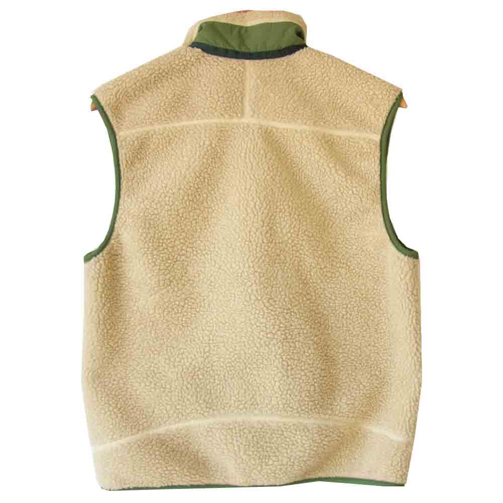 patagonia パタゴニア 23046 F9 レトロ X フリース ベスト ベージュ×緑