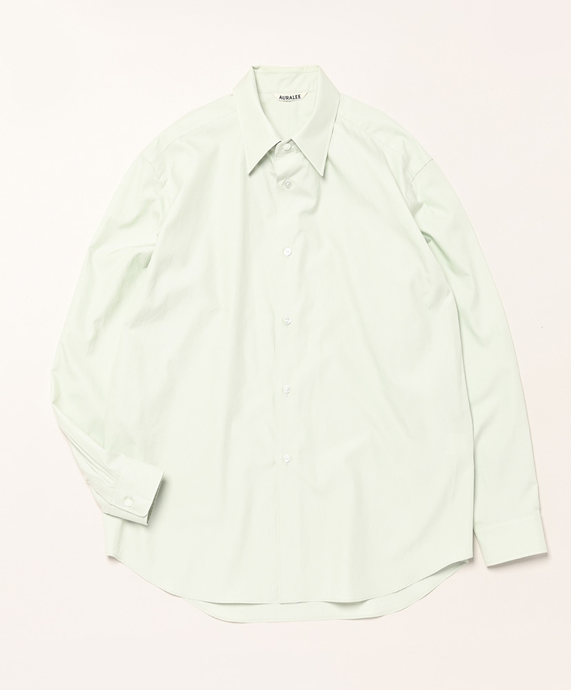 Washed Finx Twill Shirt(3(MEN) Light Khaki/ライトカーキ): AURALEE