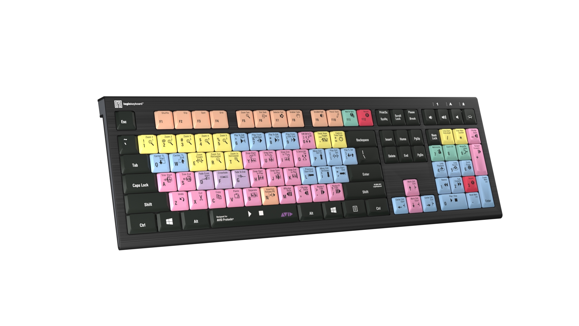 Shortcut keyboard Backlit - Avid Pro Tools - Windows