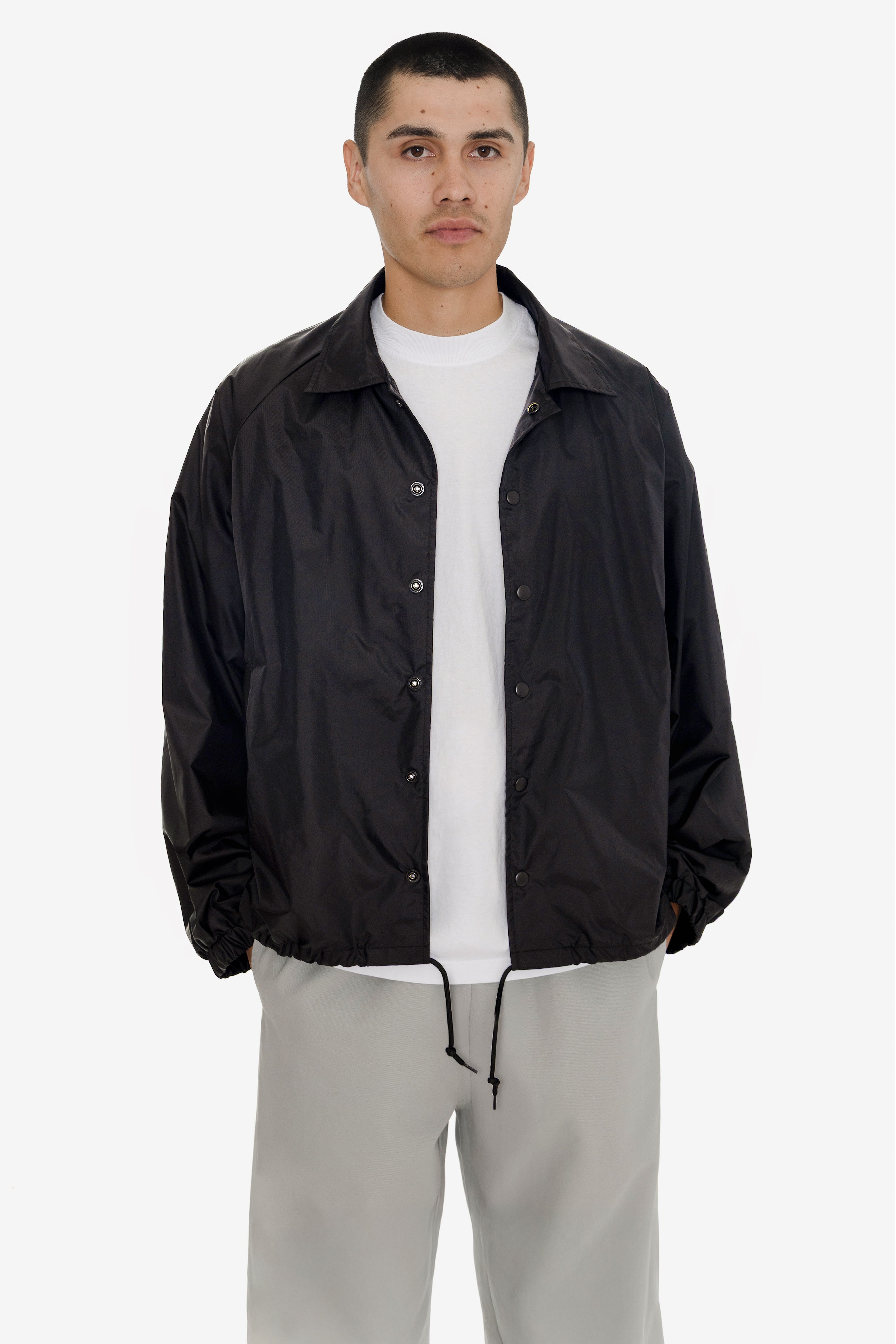 RNF401 - Nylon Raglan Coaches Jacket – Los Angeles Apparel