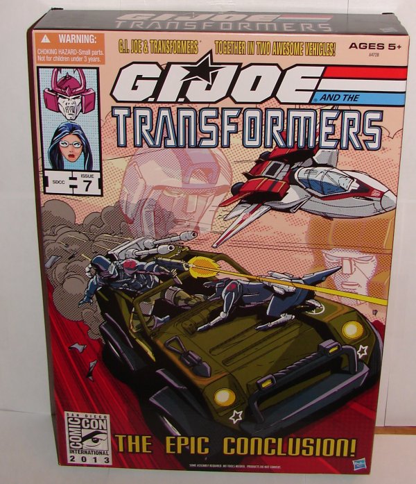 Blog #437: Toy Review: SDCC 2013 Transformers/GI Joe Crossover Set