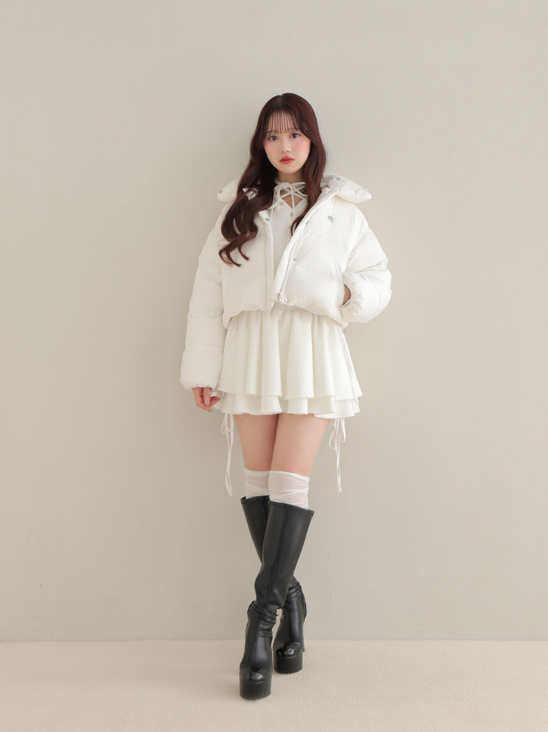 SALE】Bijou cropped down jacket(eme10815) – M me eme