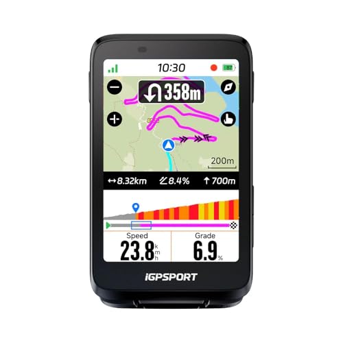 Amazon.co.jp: iGPSPORT サイクルコンピューター BiNavi サイコン GPS