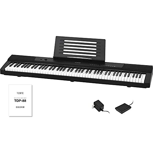 Amazon | TORTE トルテ 電子ピアノ 88鍵盤 フルスケール 日本語表記