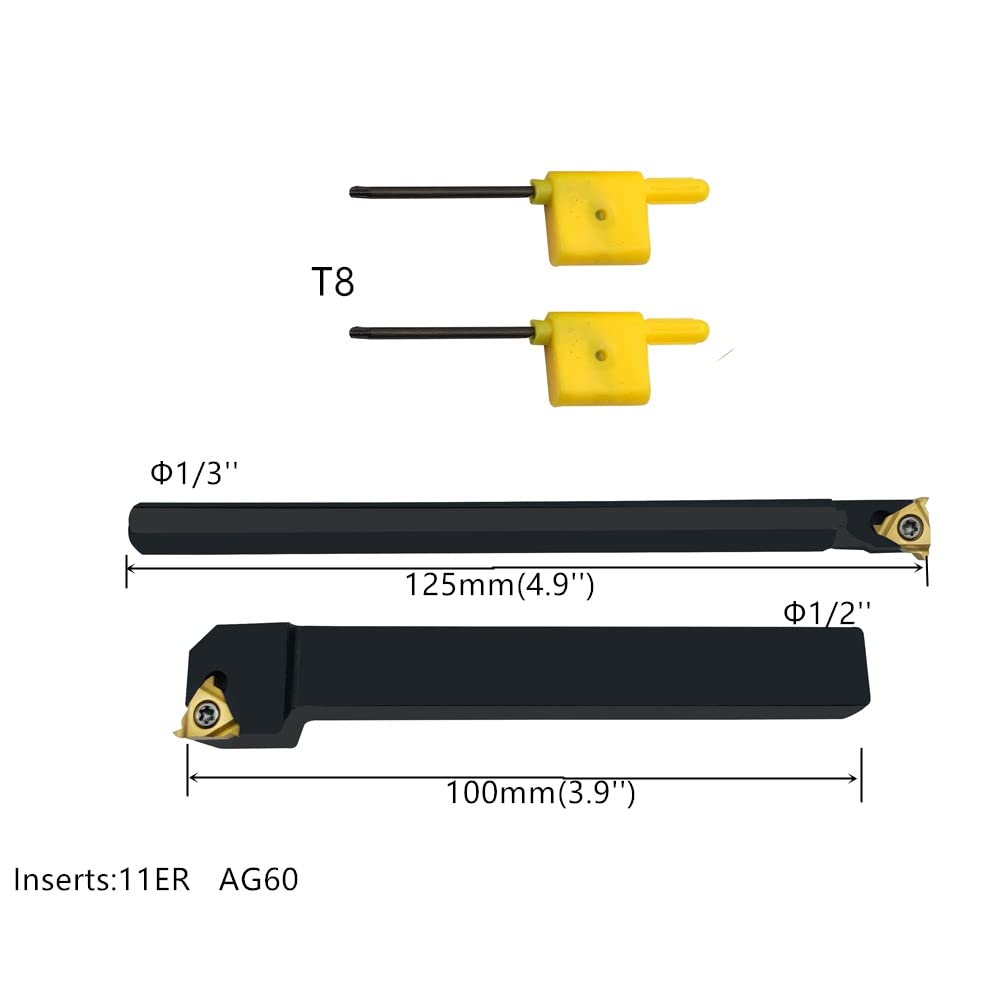 Amazon.co.jp: RHFGYY 9個 1/2インチ/12mm シャンク インデックス可能