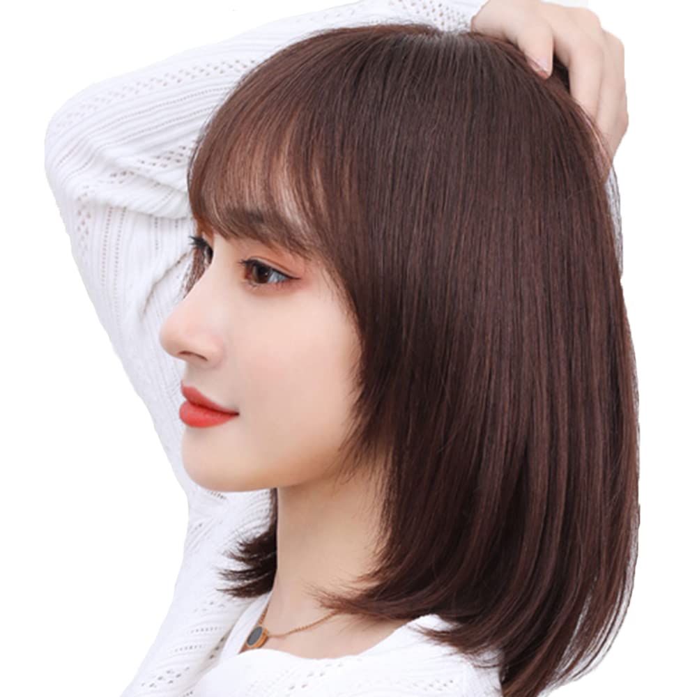 Amazon.co.jp: ウィッグ 人毛100％ 鎖骨式ウィッグ 女性用かつら