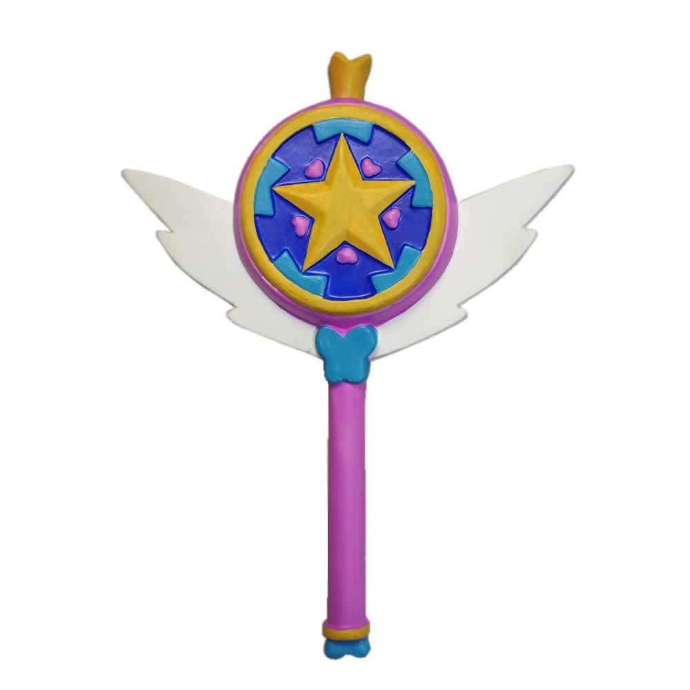 Amazon.co.jp: 悪スターバタフライ魔法の杖コスプレ衣装おもちゃの