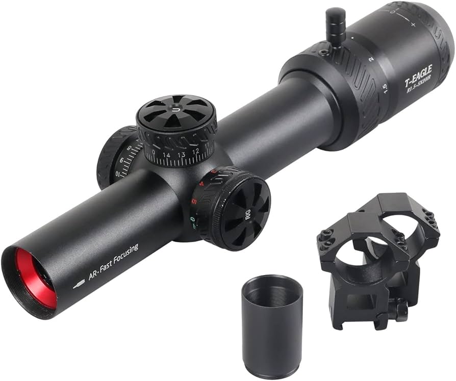 Amazon.co.jp: T-EAGLE ライフルスコープ R1.5-5x20IR 可変倍率