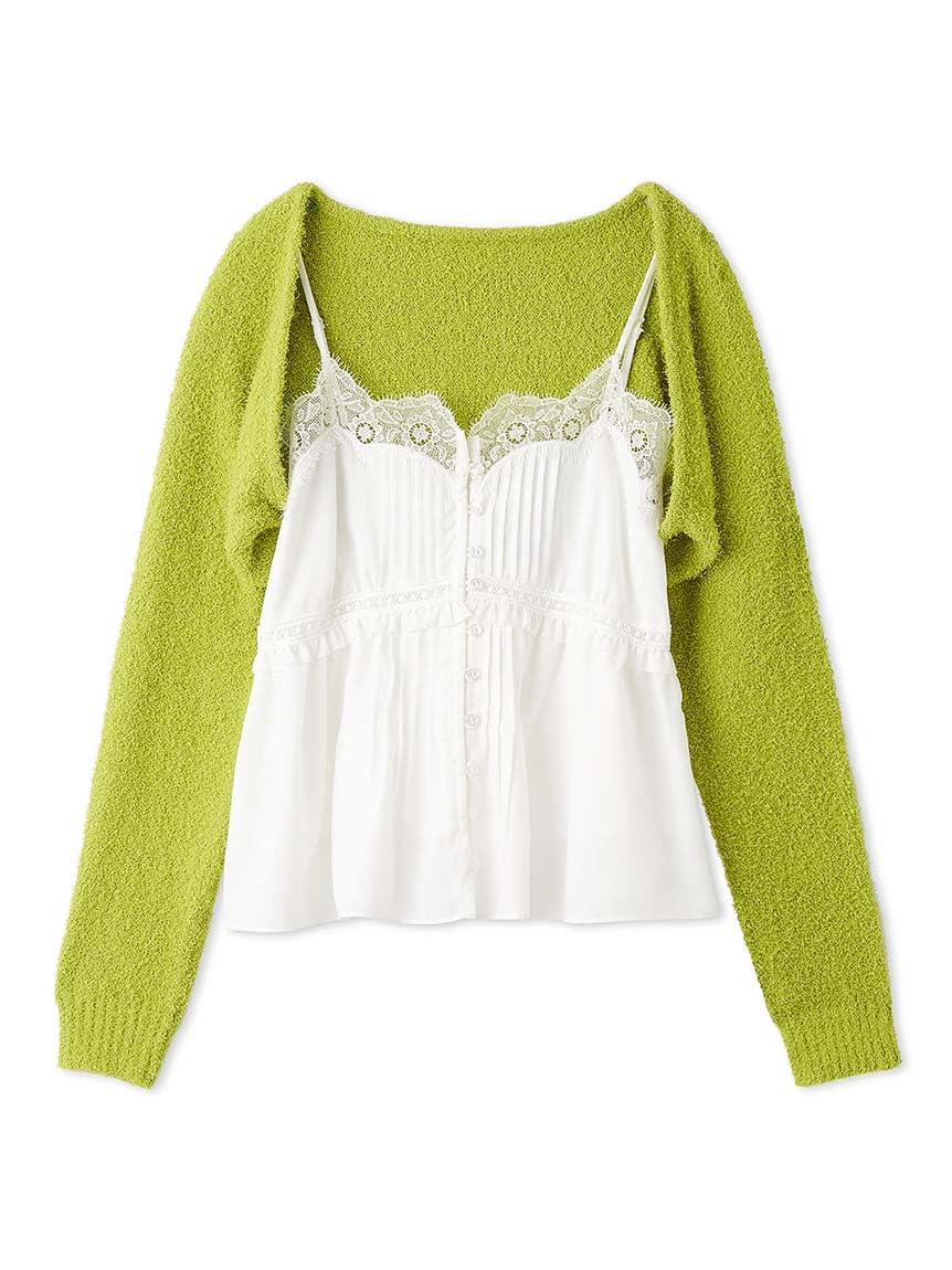 Amazon | [スナイデル] ボレロ×レースキャミSETUP SWNT251214