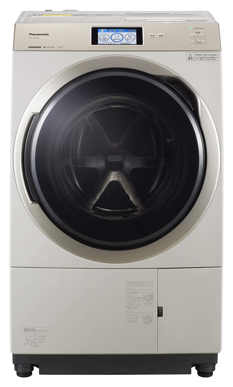 Amazon | パナソニック ななめドラム洗濯乾燥機 11kg 左開き 液体洗剤