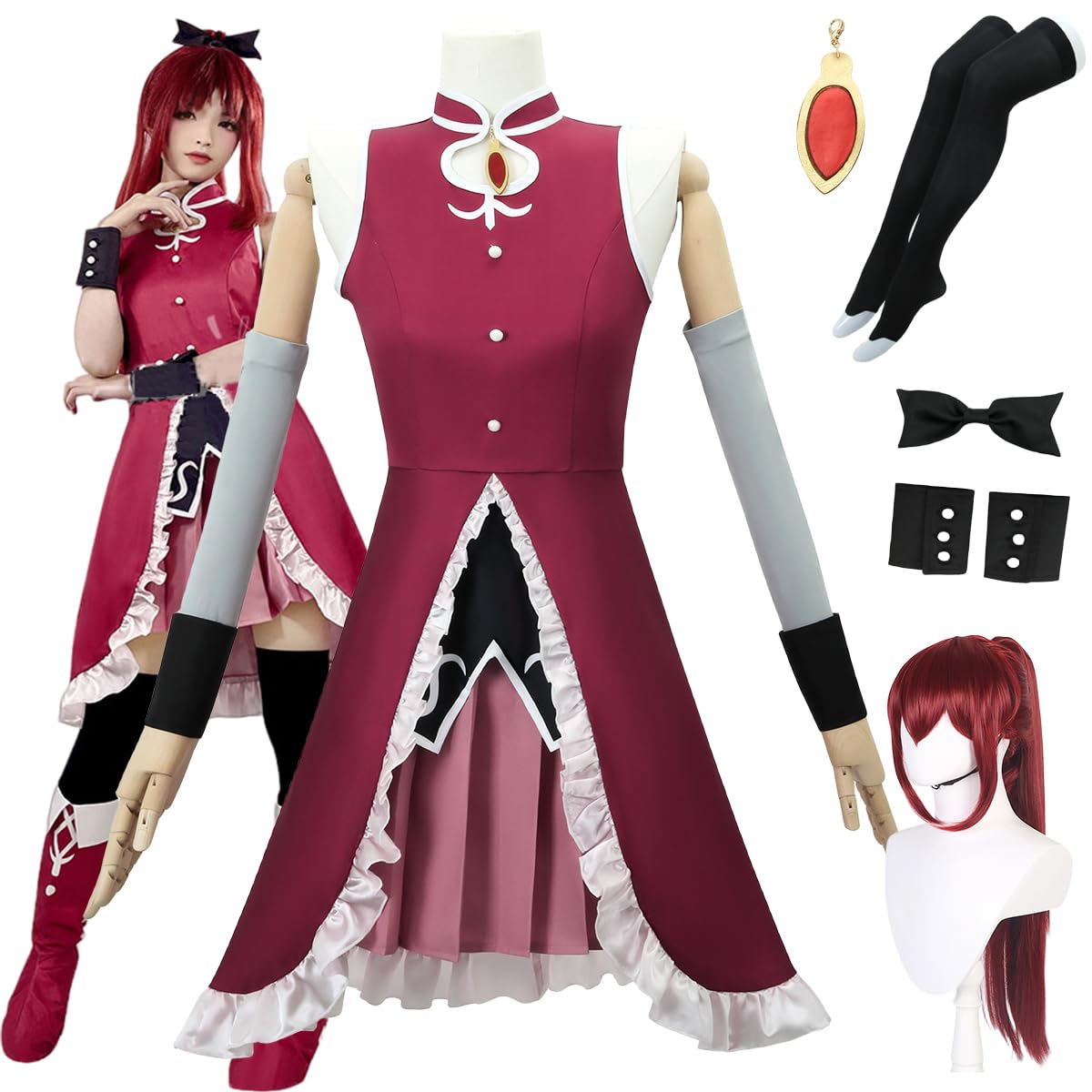 Amazon.co.jp: [HAOJEE]佐倉杏子コスプレ衣装 さくら きょうこ