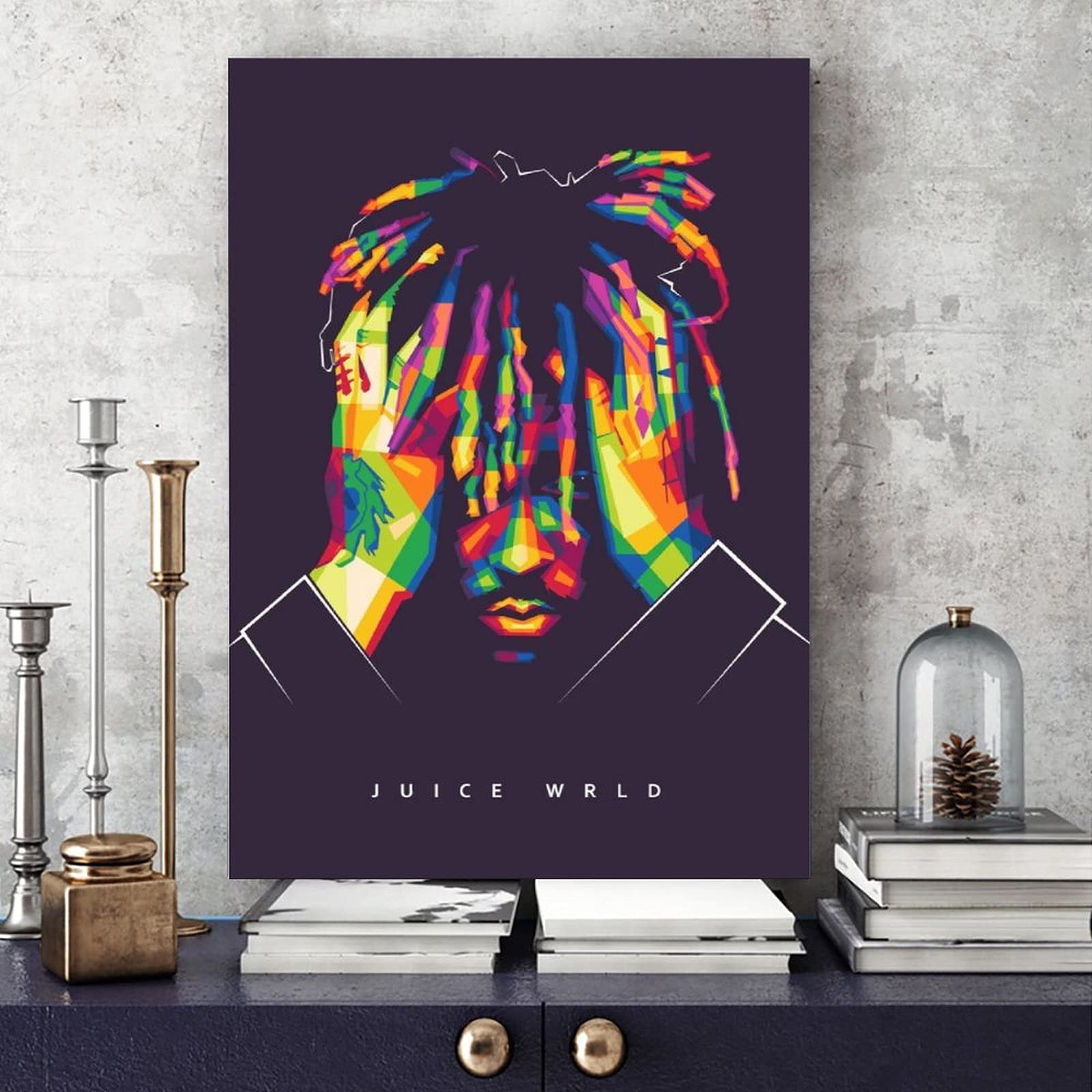 Amazon.co.jp: ジュースワールドポップアートキャンバス絵画HD印刷