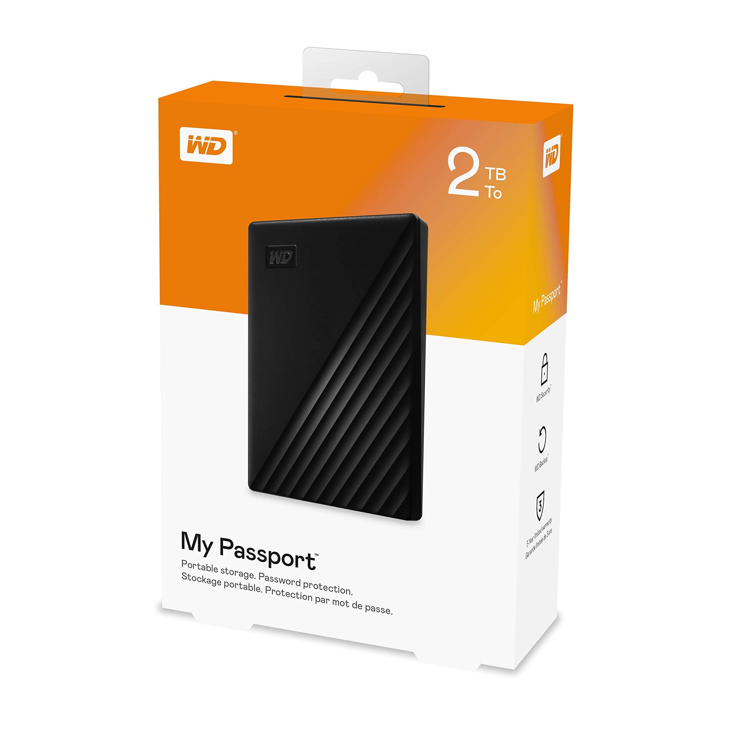 Amazon.com: WD My Passport 2 TB Portable Hard Drive - External