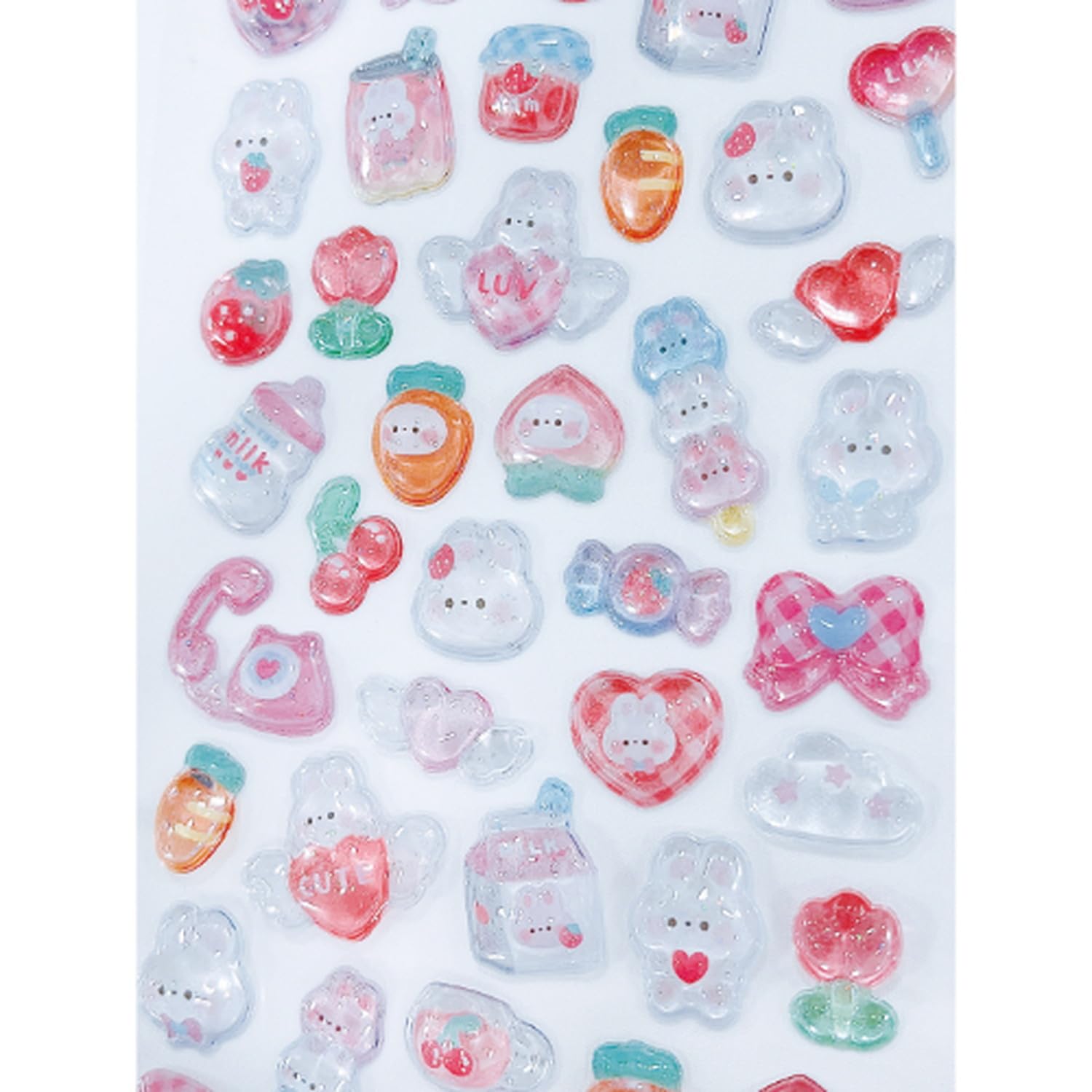 Amazon.co.jp: クーリア シール ボンボンドロップシール ももいろ