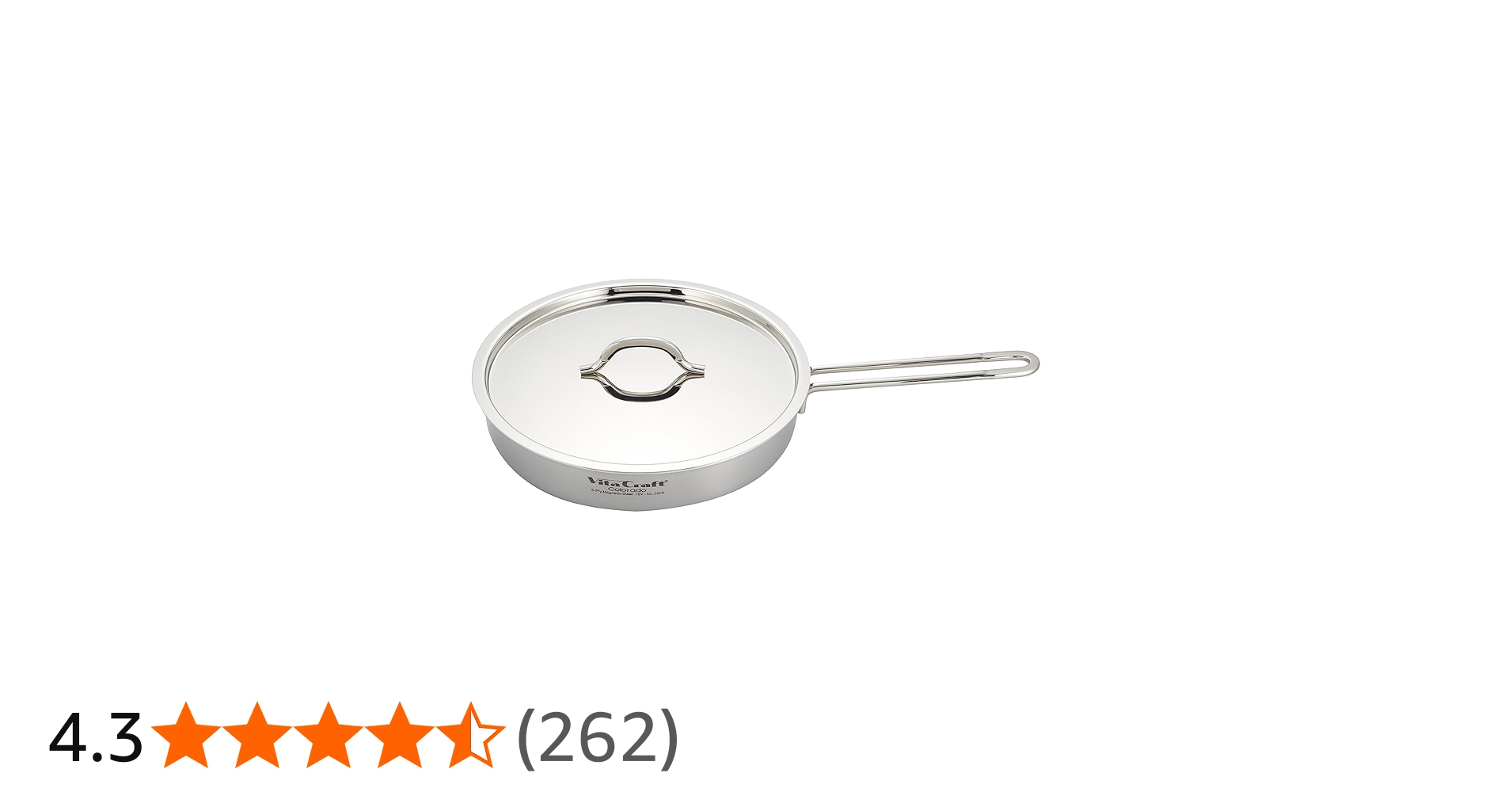 Amazon.co.jp: ビタクラフト フライパン 26cm IH対応 ステンレス 蓋付