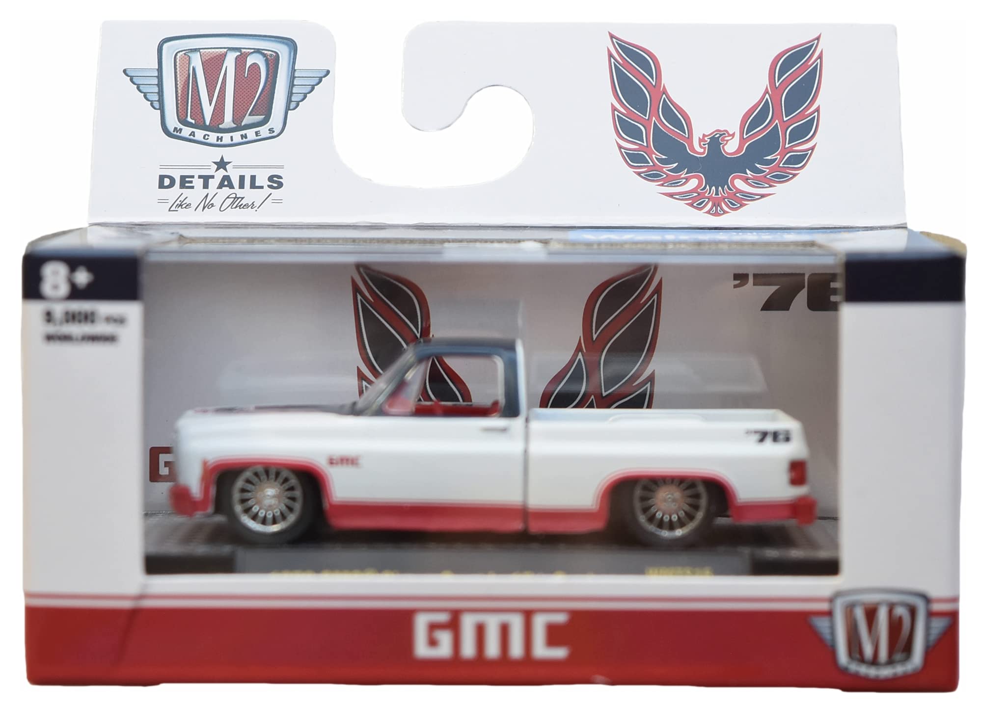 Amazon.com: M2 Machines 1976 GMC Sierra Grande 15 Custom, [White