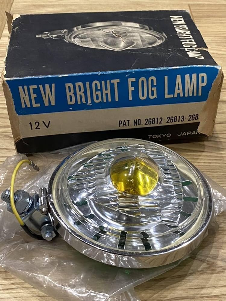 Amazon.co.jp: 当時物フォグランプ 旧車 レトロ モンキー デベソレンズ