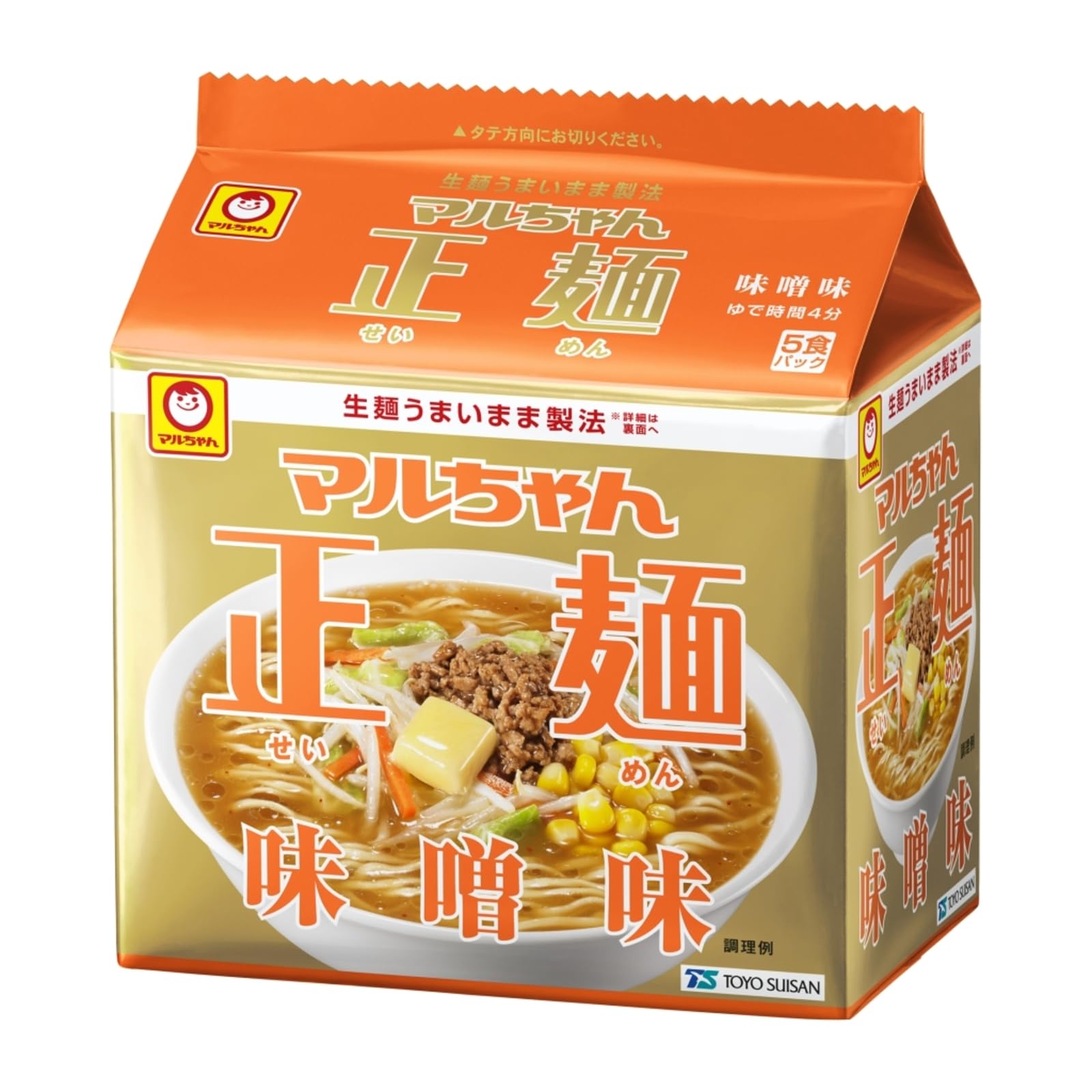 Amazon.co.jp: マルちゃん正麺 味噌味 5食×6個 : 食品・飲料・お酒