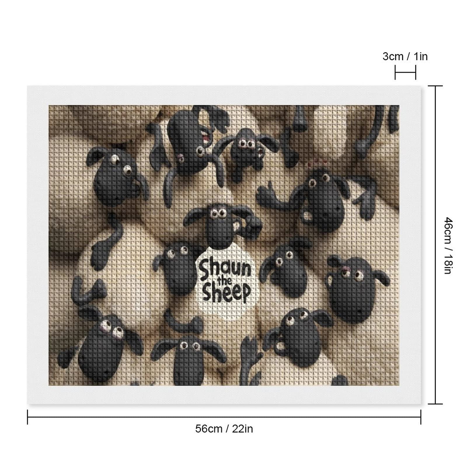 Amazon.co.jp: ダイヤモンドアート ひつじのショーン 羊柄