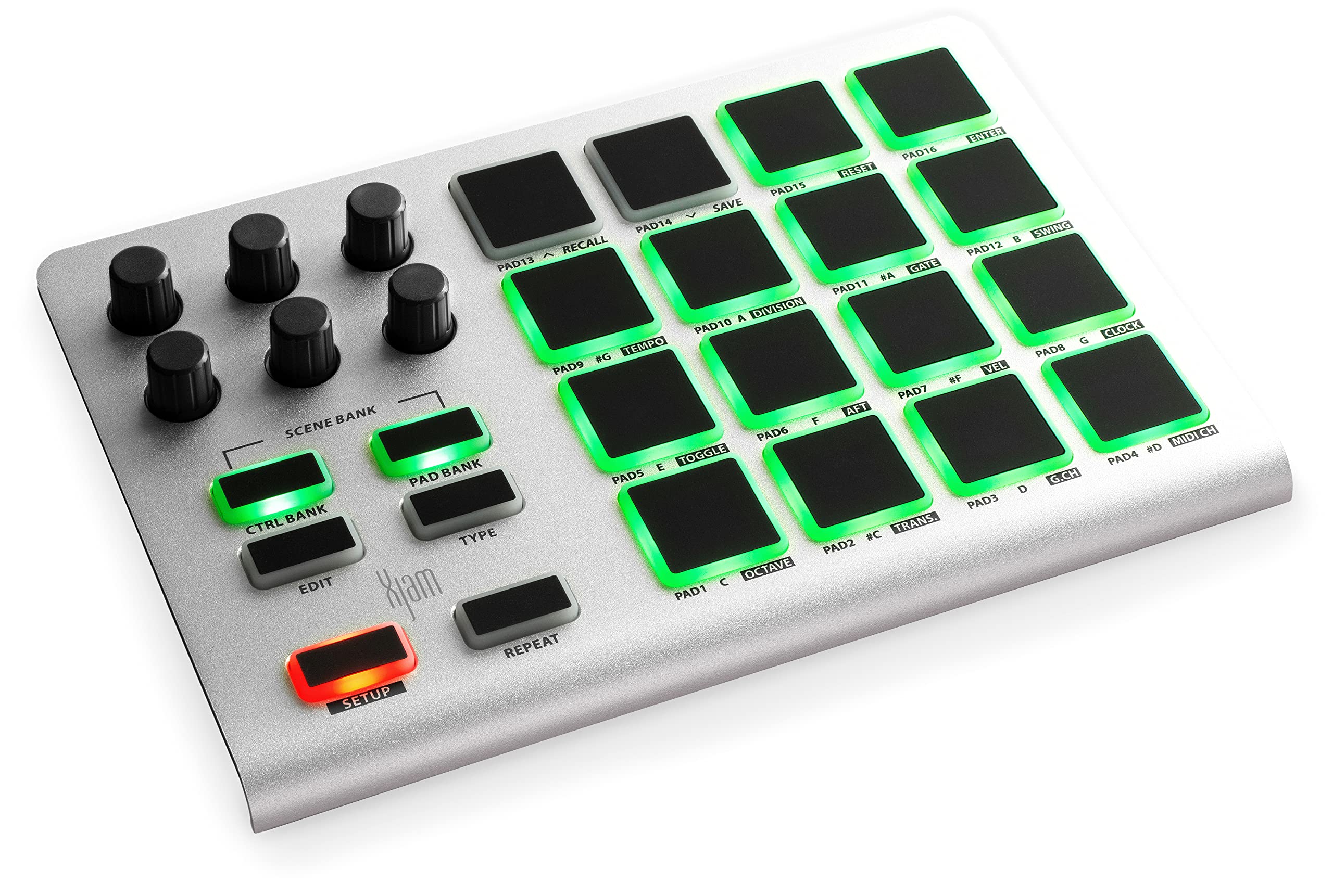 Amazon.com: Xjam Professional MIDI Pad Controller - Ultra-Portable
