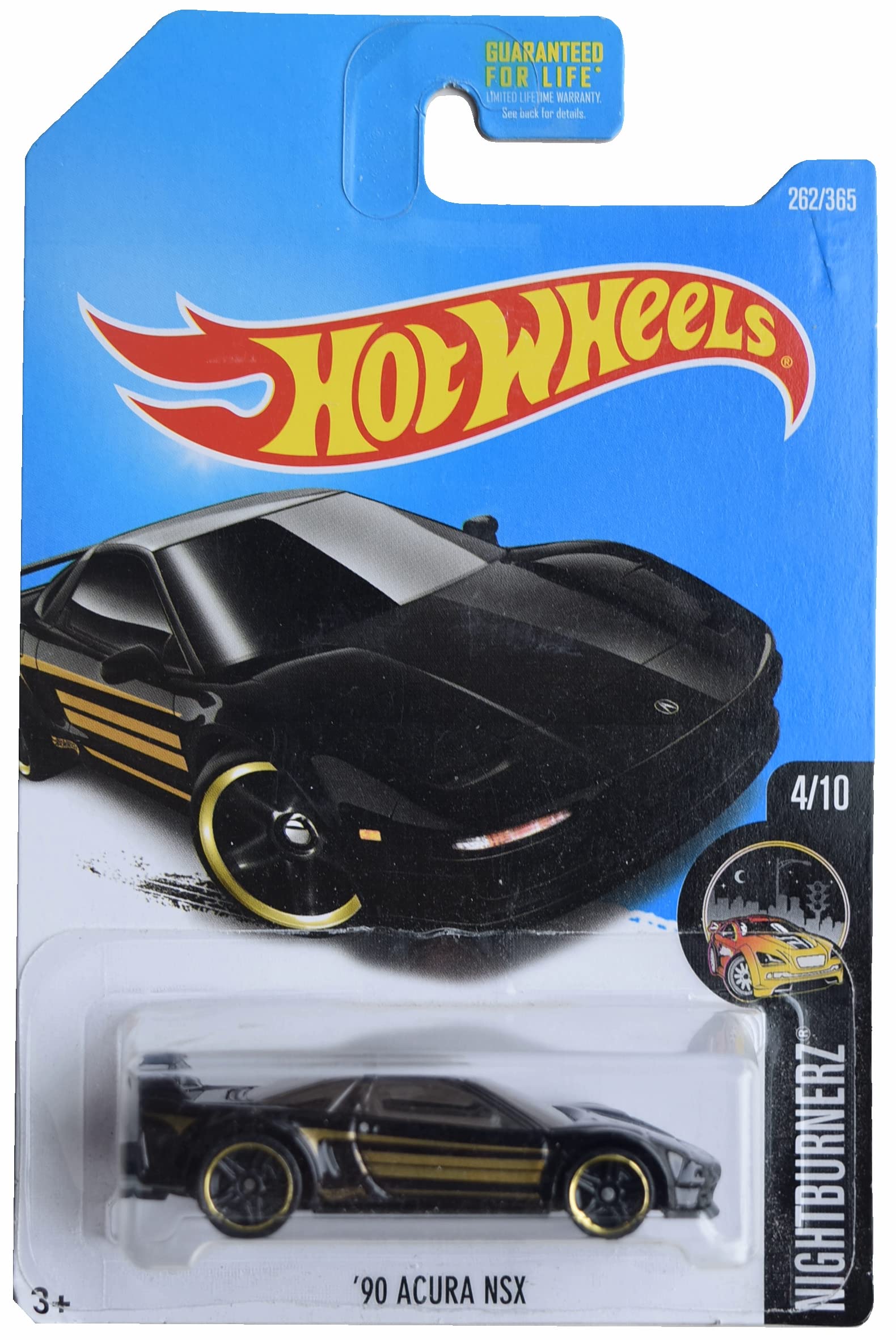 Amazon.com: Hot Wheels '90 Acura NSX, Nightburnerz 4/10 [Black