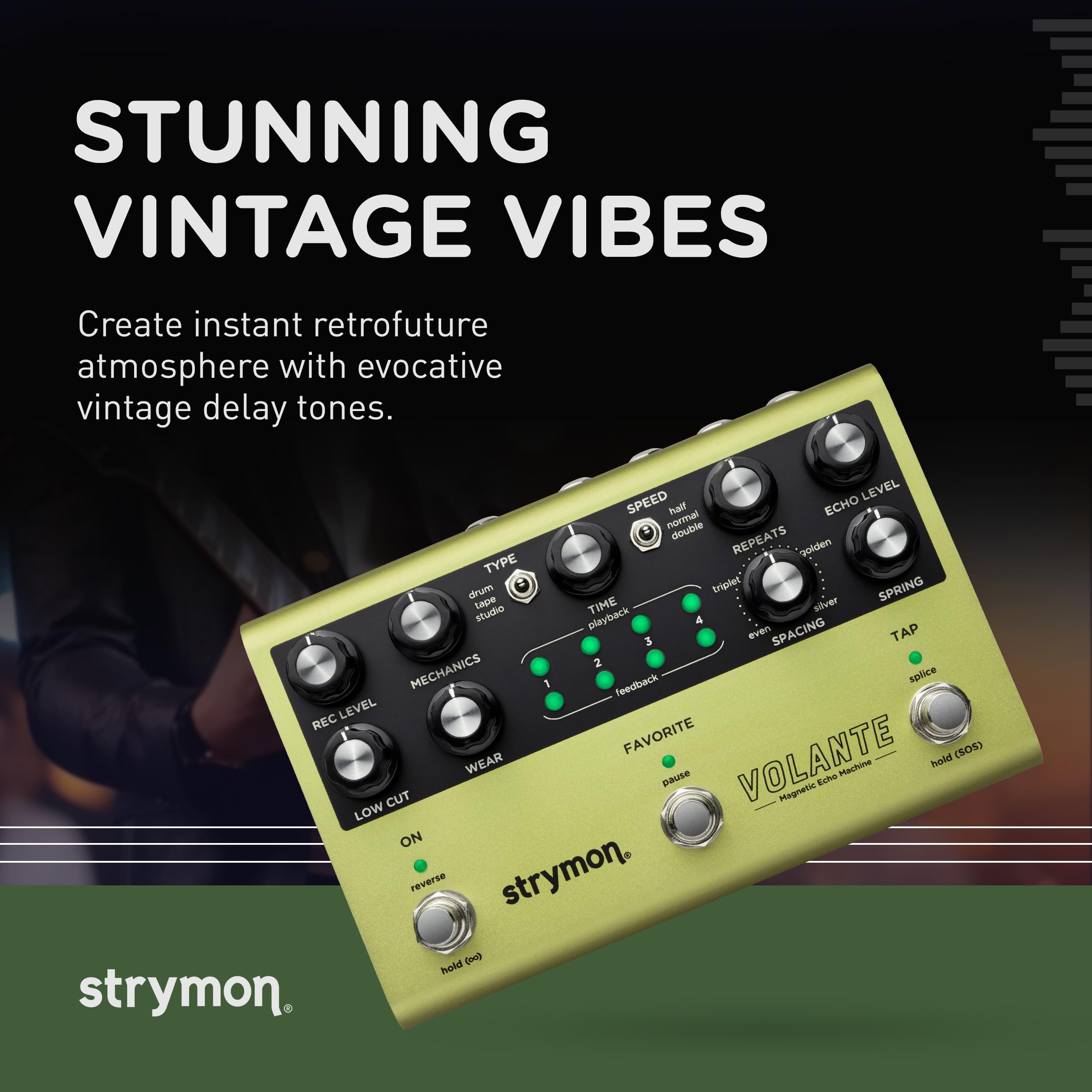 Amazon | Strymon 「VOLANTE」マグネティック・エコーマシン [国内正規