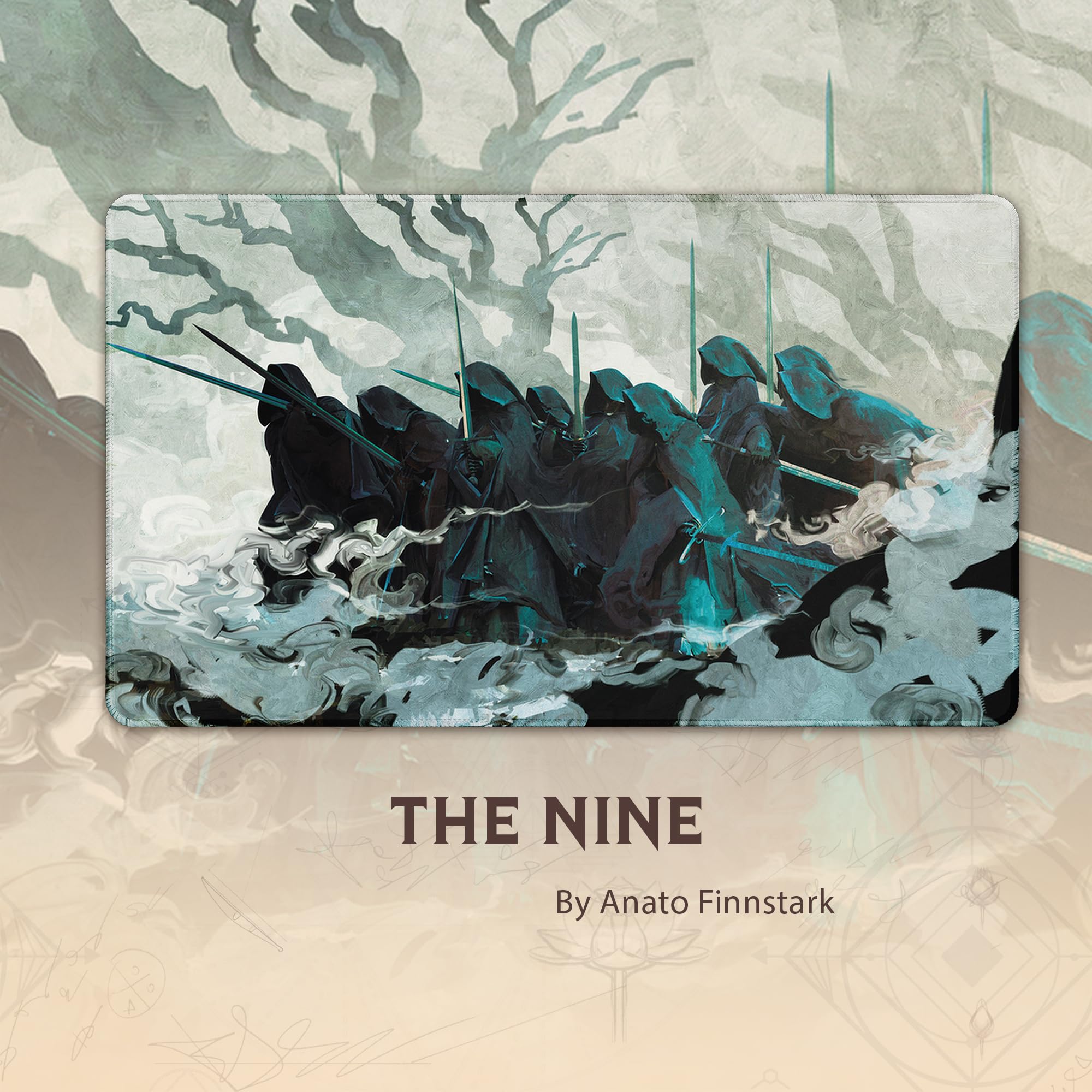 Amazon.com: Paramint The Nine (Stitched) - MTG Playmat by Anato