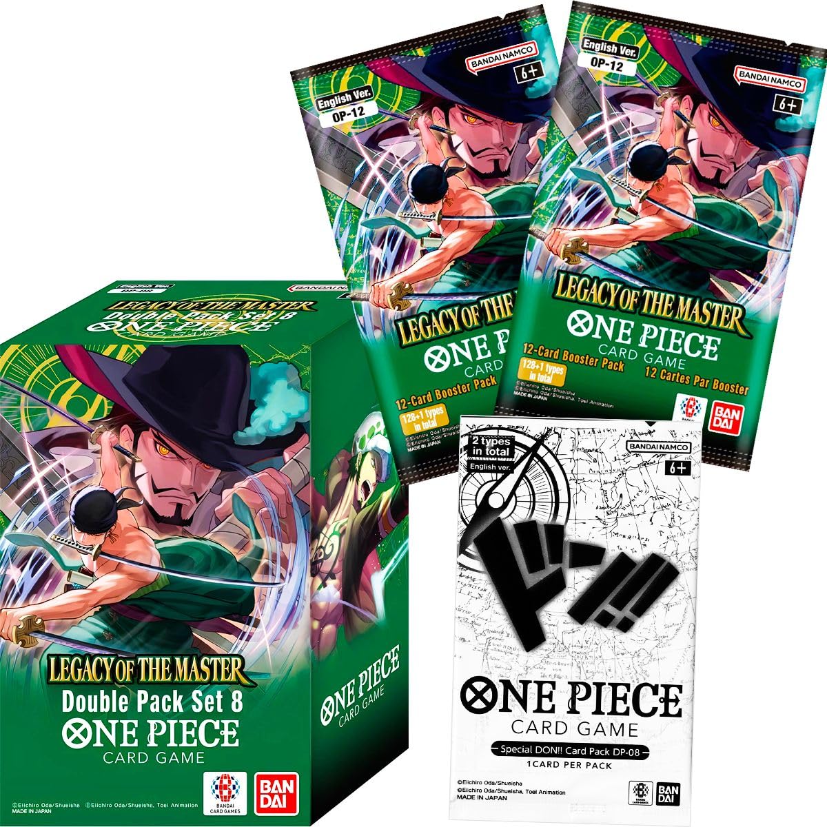 Amazon.com: BANDAI One Piece TCG: Legacy of The Master Double Pack