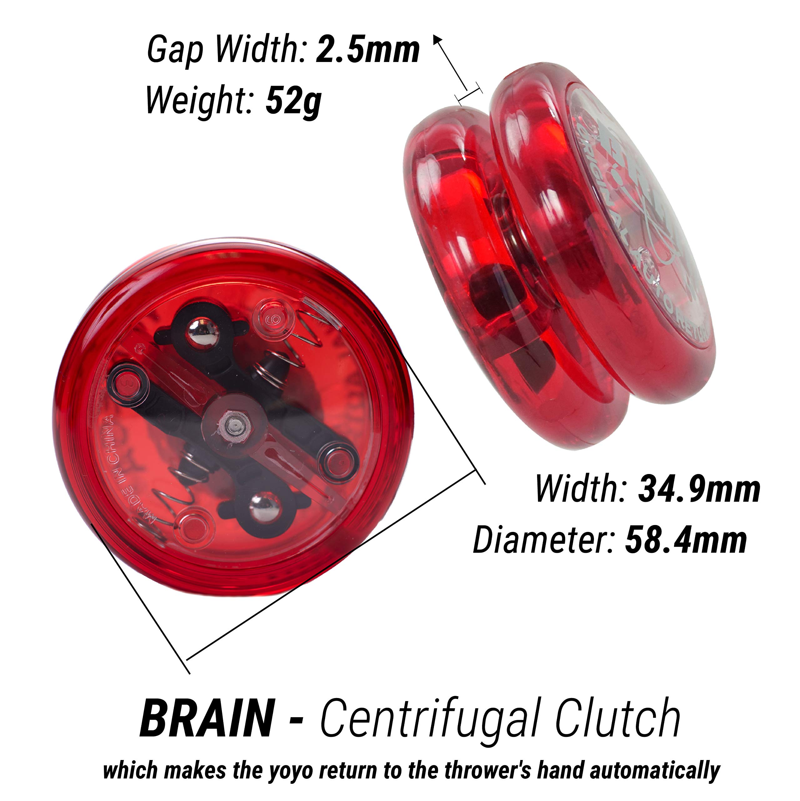 Amazon.com: Yomega 2 Legendary Spinners The Original Yoyo with A