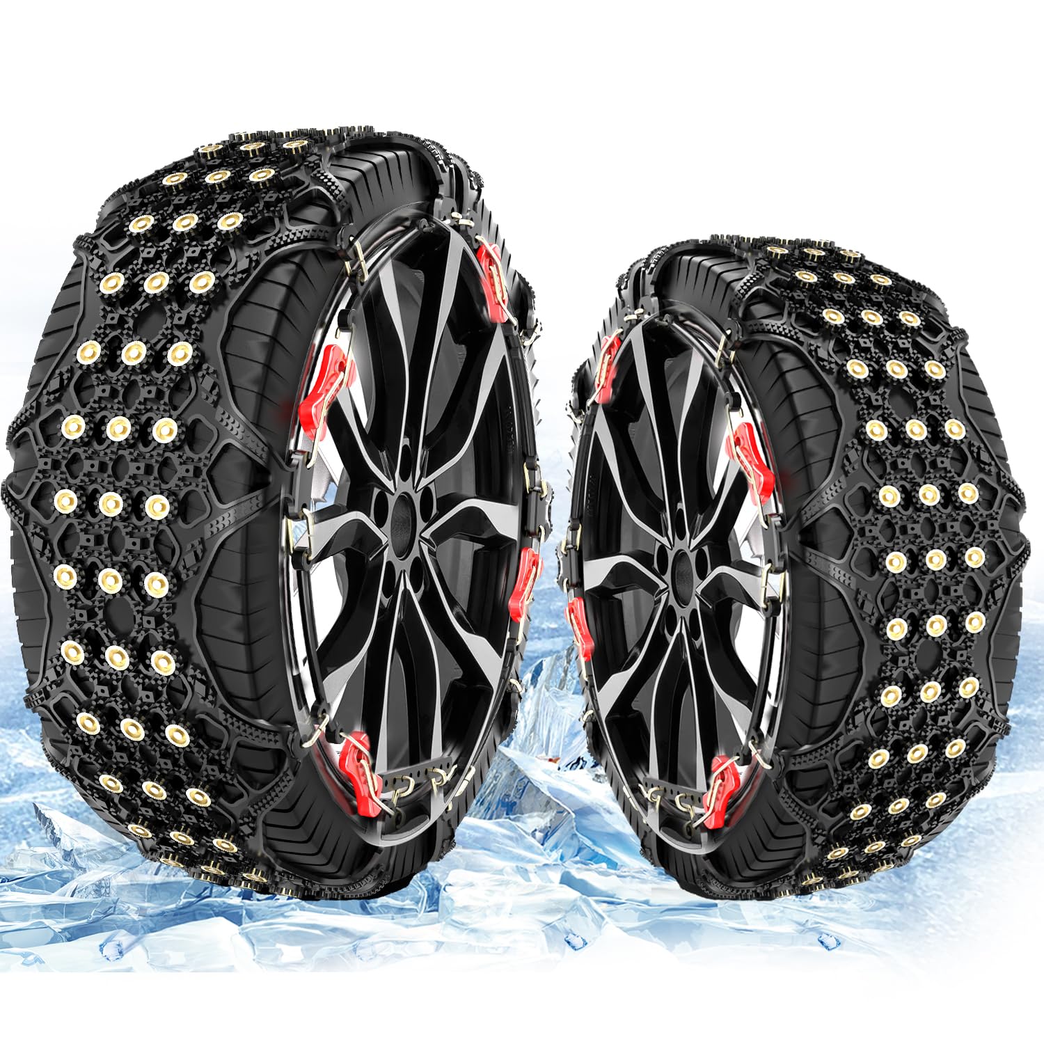 Amazon.co.jp: seiyishi タイヤチェーン 非金属 駆動輪2本分 車用