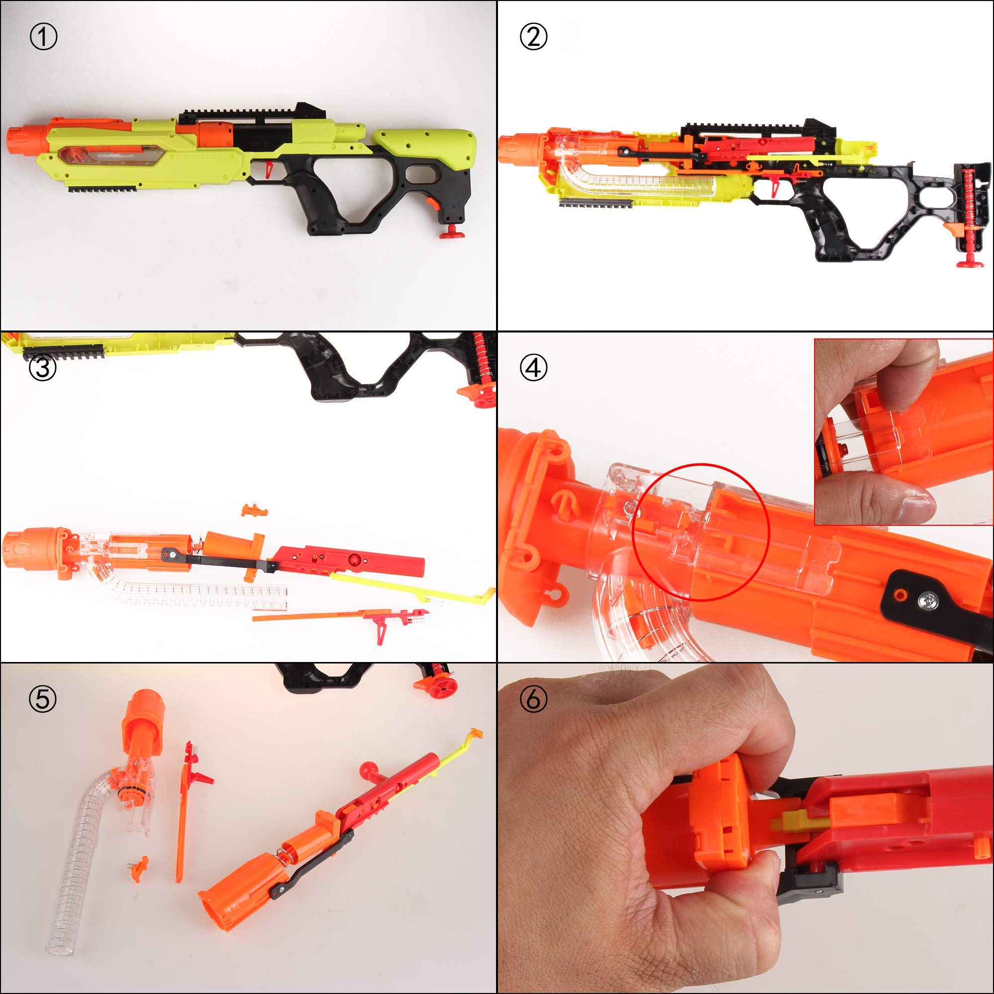 Amazon.com: WORKER 14KG Upgrade Spring Silver for NERF Rival