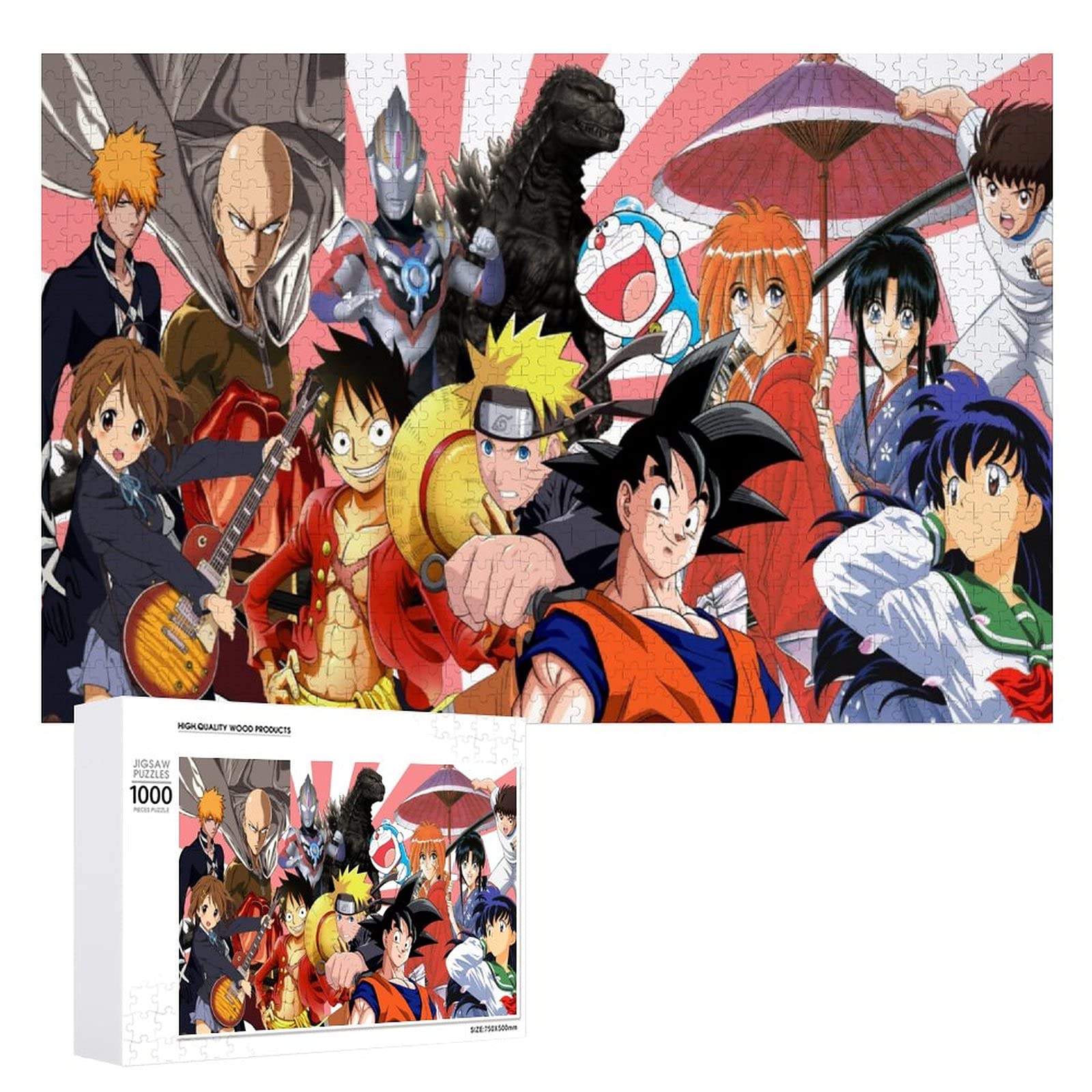 Amazon.co.jp: ジグソーパズル 1000ピース アニメキャラクター集合