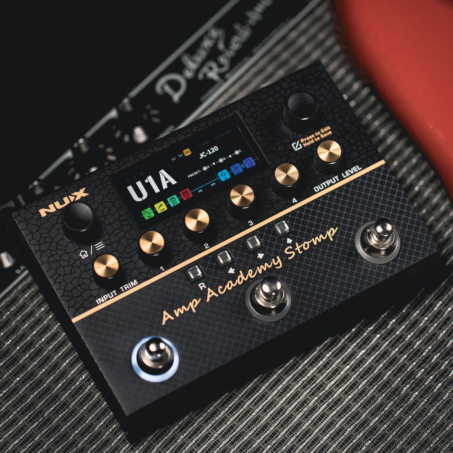 Amazon.co.jp: NUX/Amp Academy Stomp Compact Modeler NU-X アンプ