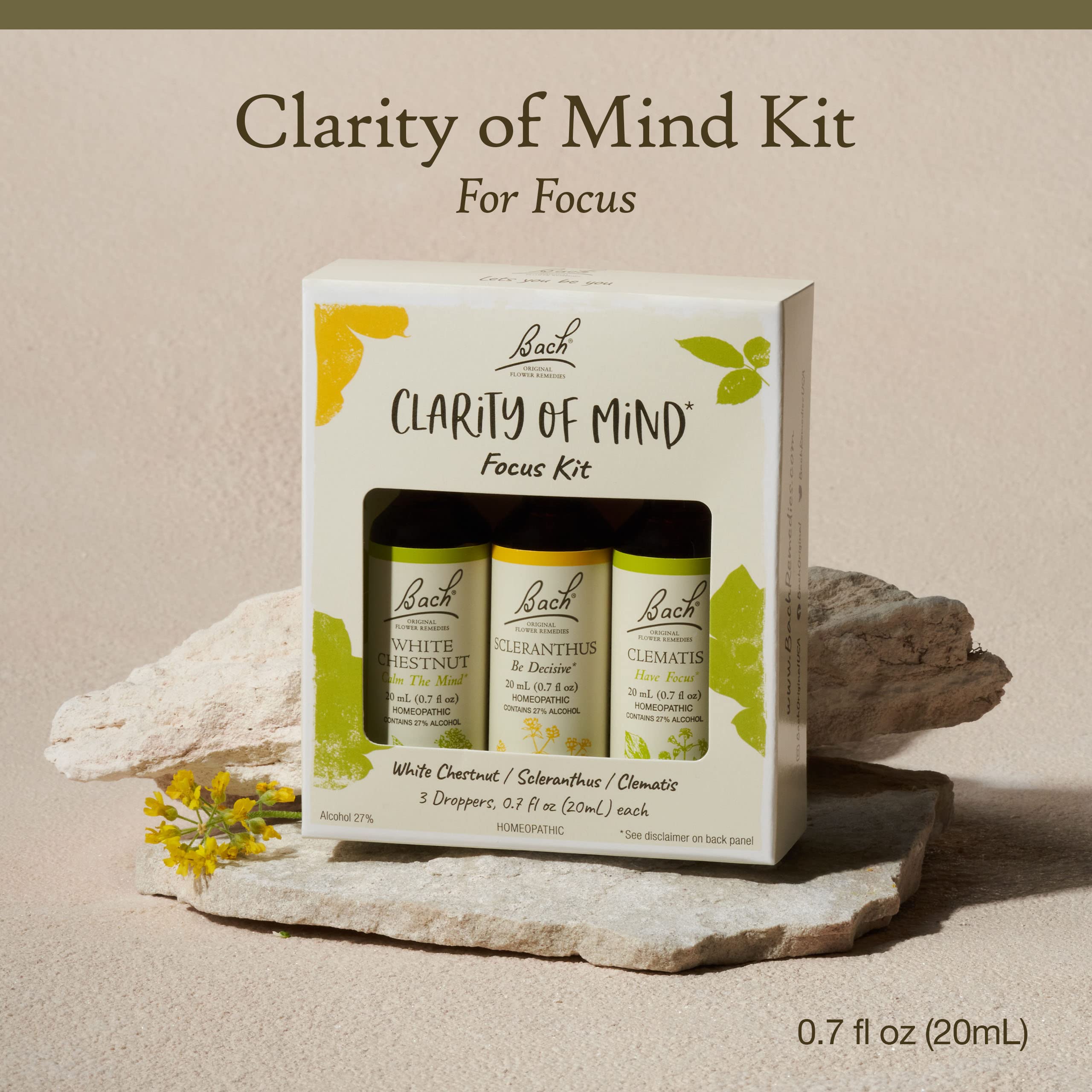 Amazon.com: Bach Original Flower Remedies, Clarity of Mind Kit