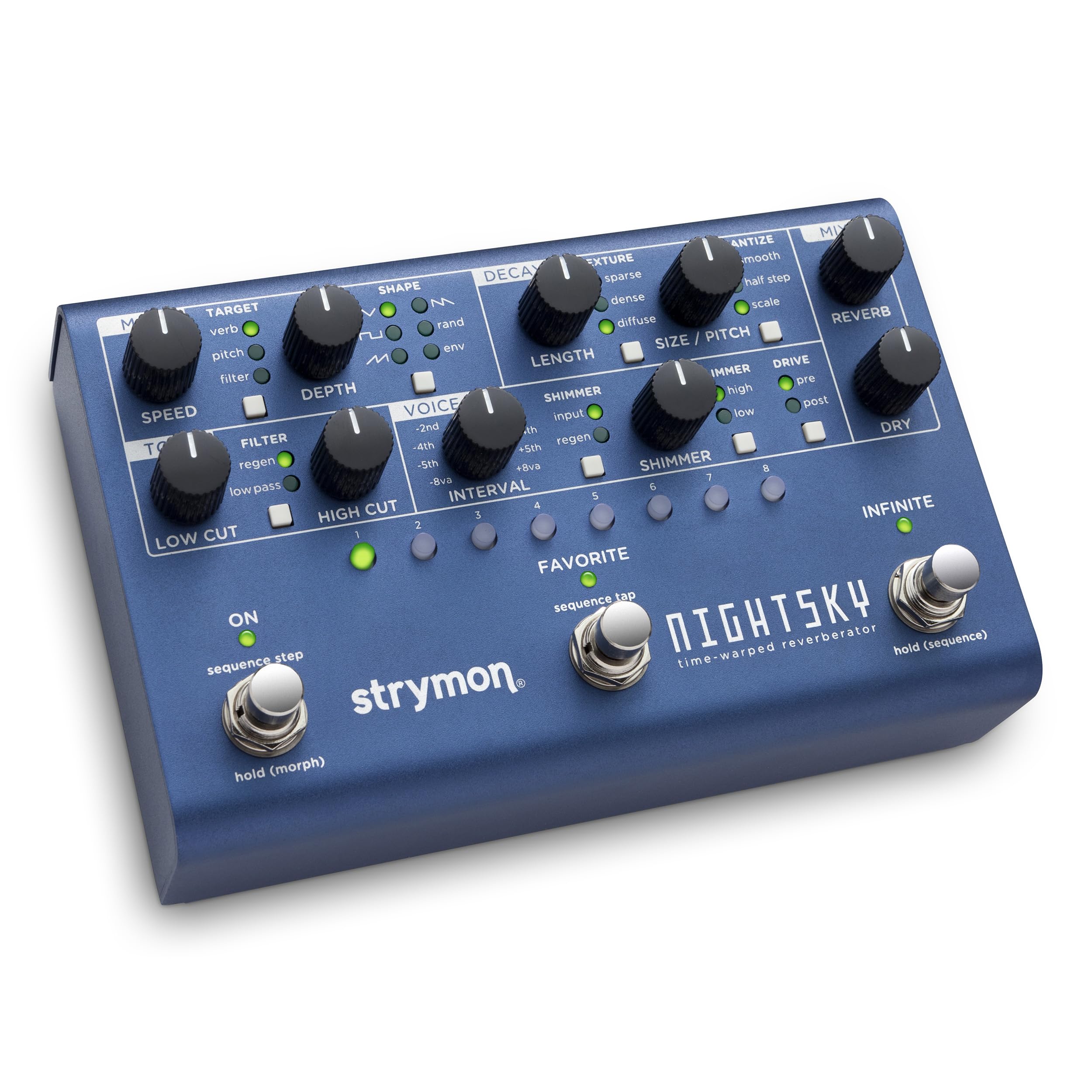 Amazon.com: Strymon NightSky Time-Warped Reverberator Reverb