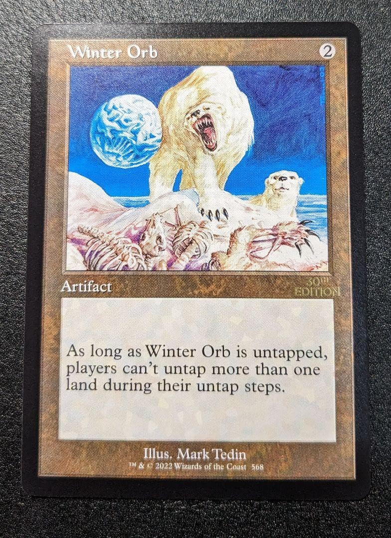 Amazon.co.jp: MTG 冬の宝珠 Winter Orb 旧枠 30A 英語 : おもちゃ