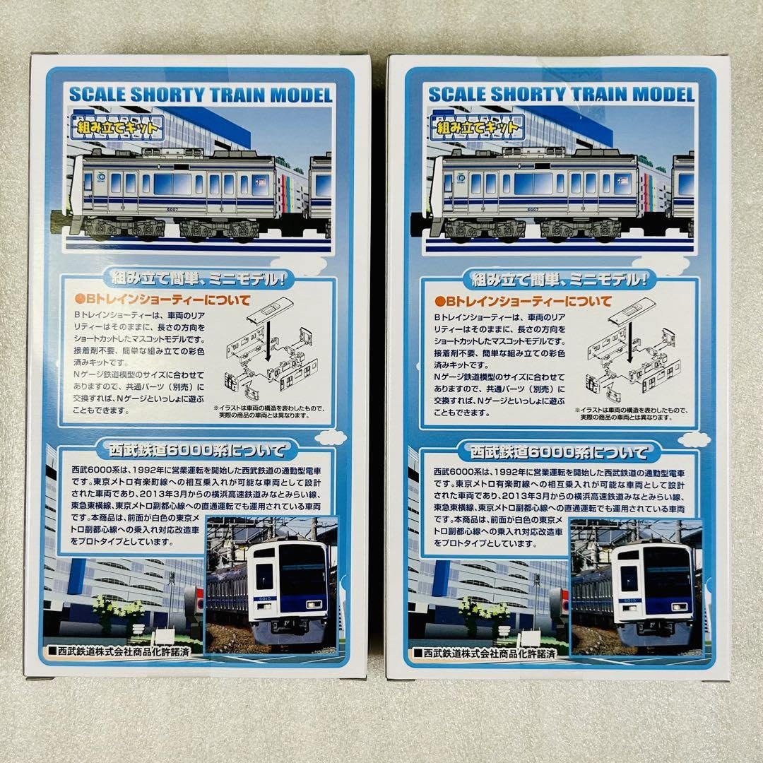 Amazon.co.jp: 未組立Bトレイン 西武 6000系 2両×2箱セット : おもちゃ