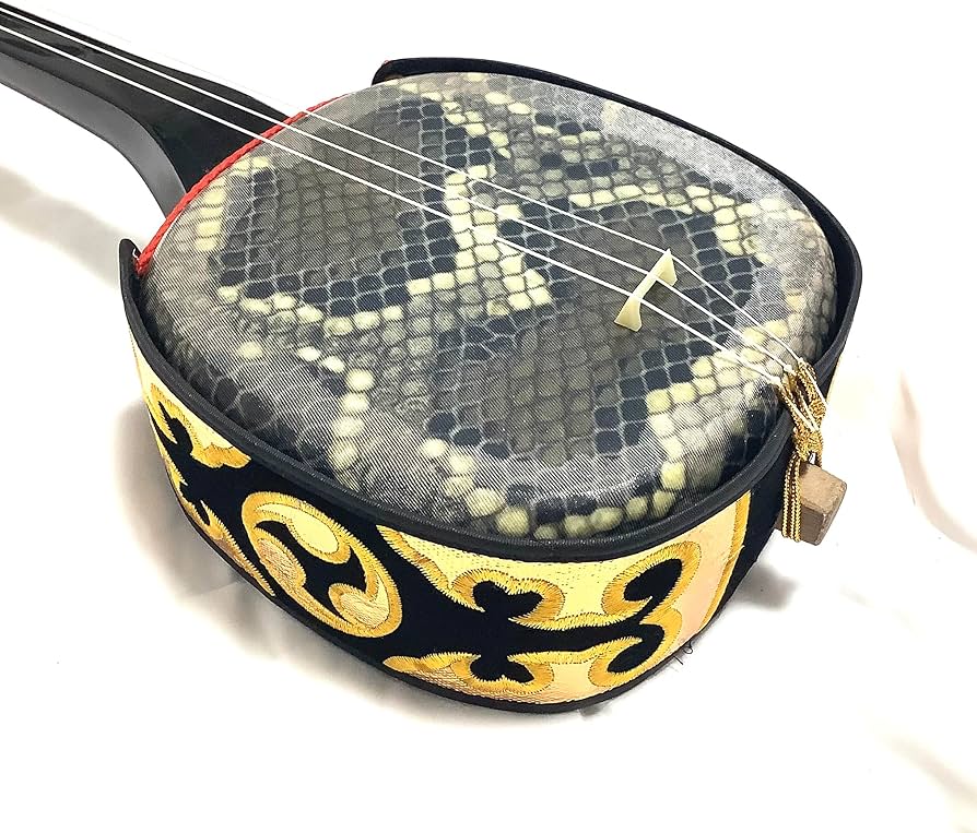 Amazon.co.jp: ♪沖縄三線人工皮張り♪ 三味線人工皮仕様(真壁型)沖縄