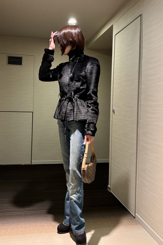 サンローランのファーブルゾン☆｜Comme d'habitude 〜パリ・東京行っ