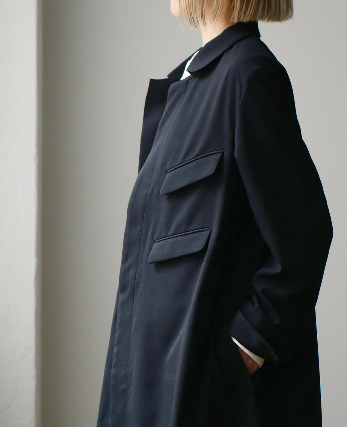 スリッポンコート BLACK」「Slip-on Black」soutiencollar（ステン