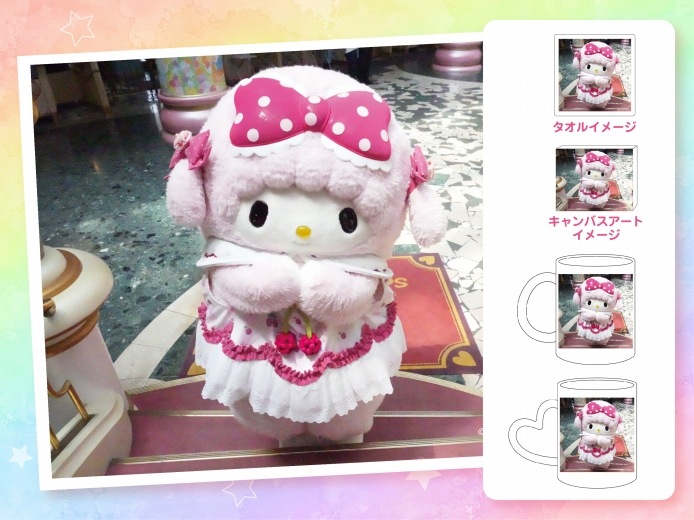 推しキャラ工房】マイスウィートピアノ ようこそ【ハンドタオル