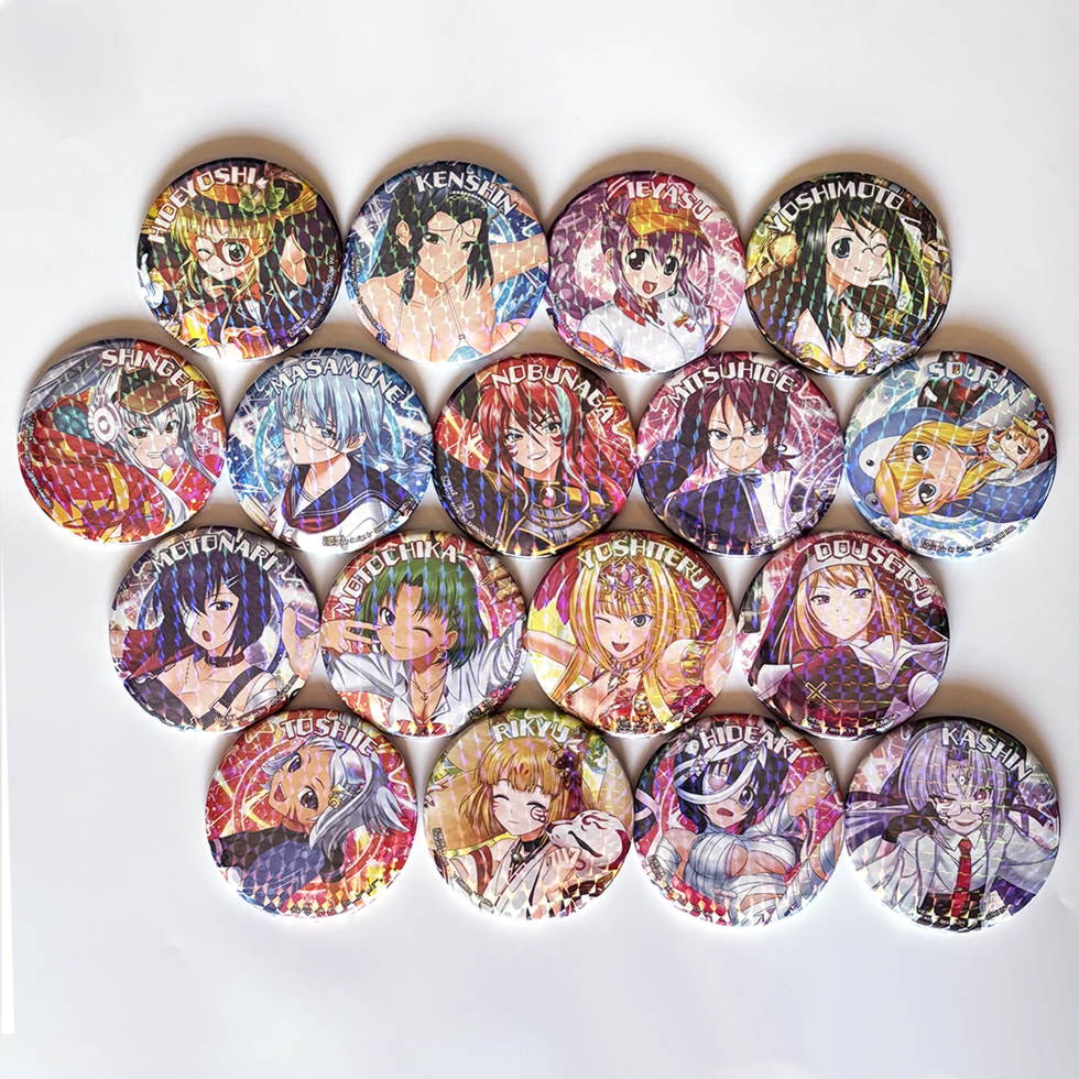 戦国乙女 おおきめ缶バッジ【コンプリートセット】 | キュイン萌ーる