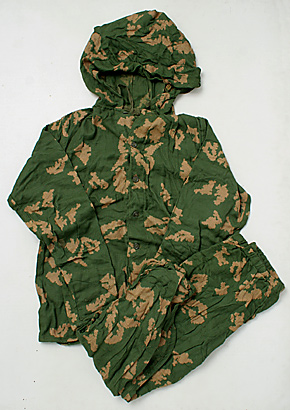 ソ連軍 80's KLMK カモ・メッシュ野戦服上下/実物・未使用