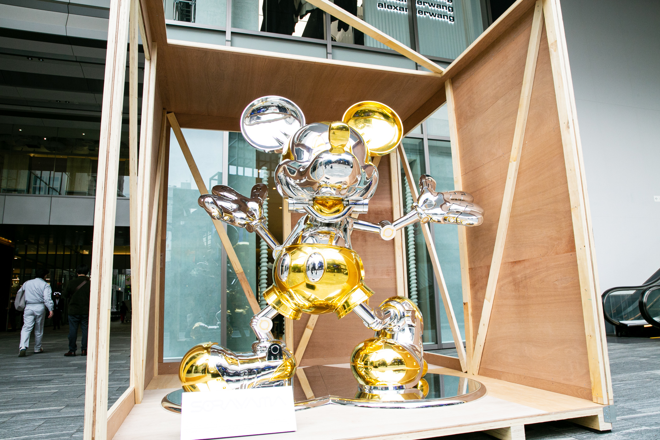 There's a Mickey Mouse robot statue by Hajime Sorayama in Shibuya