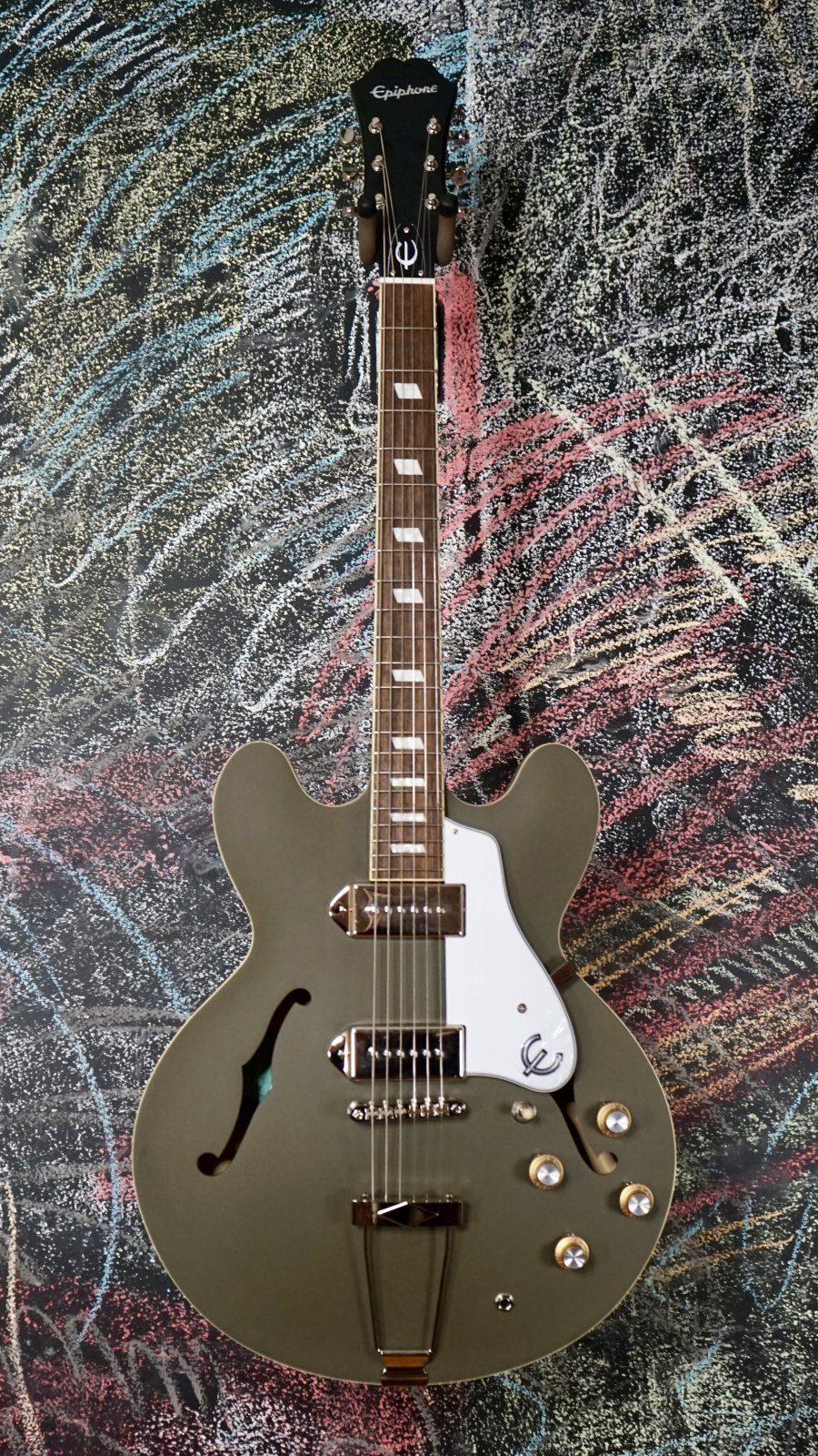Epiphone Casino Worn Olive Drab