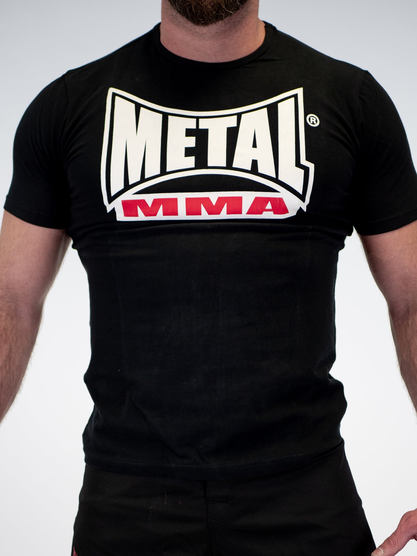 MEN'S BLACK VISUAL MMA T-SHIRT